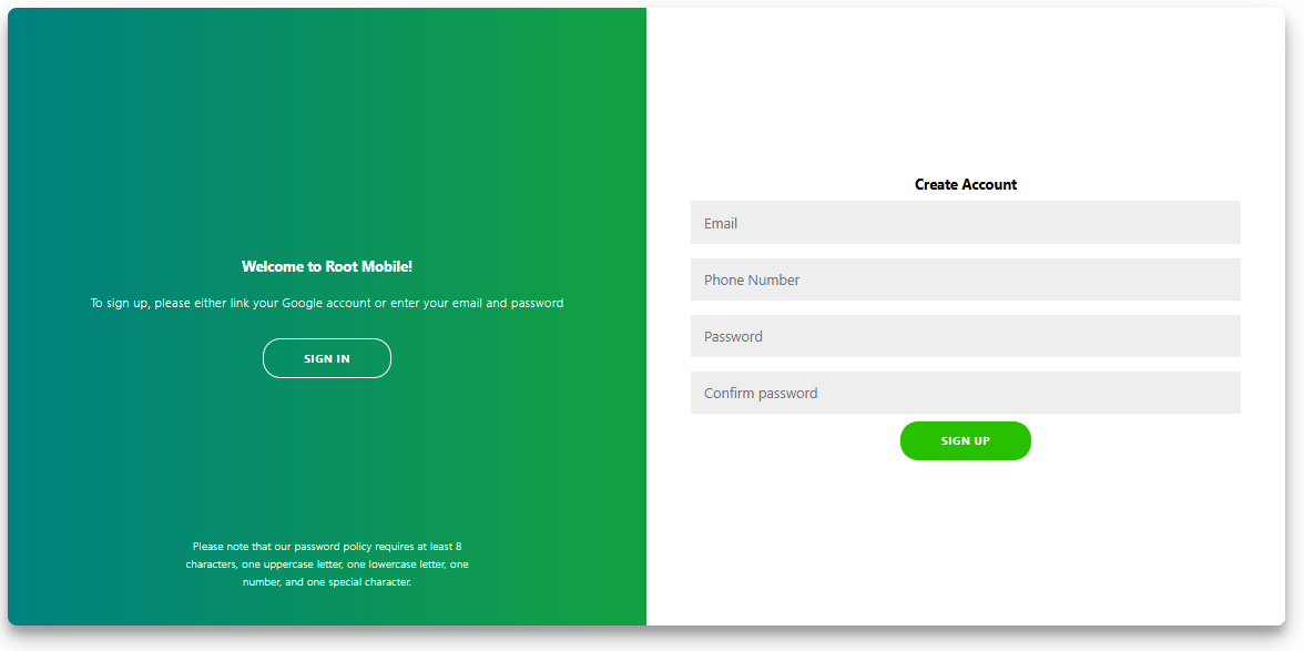 Business Details Form