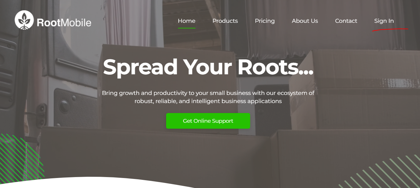 Sign Up Page